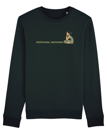 PROFESSIONAL OVERTHINKER - GANDITOAREA DE LA HAMANGIA - LATERAL Black