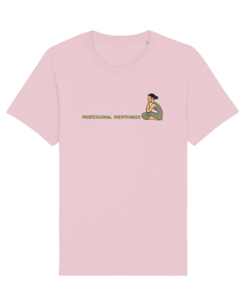 PROFESSIONAL OVERTHINKER - GANDITOAREA DE LA HAMANGIA - LATERAL Cotton Pink