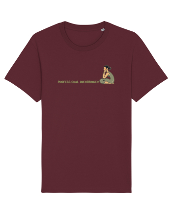 PROFESSIONAL OVERTHINKER - GANDITOAREA DE LA HAMANGIA - LATERAL Burgundy