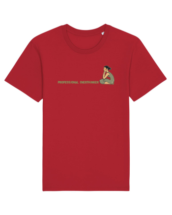 PROFESSIONAL OVERTHINKER - GANDITOAREA DE LA HAMANGIA - LATERAL Red