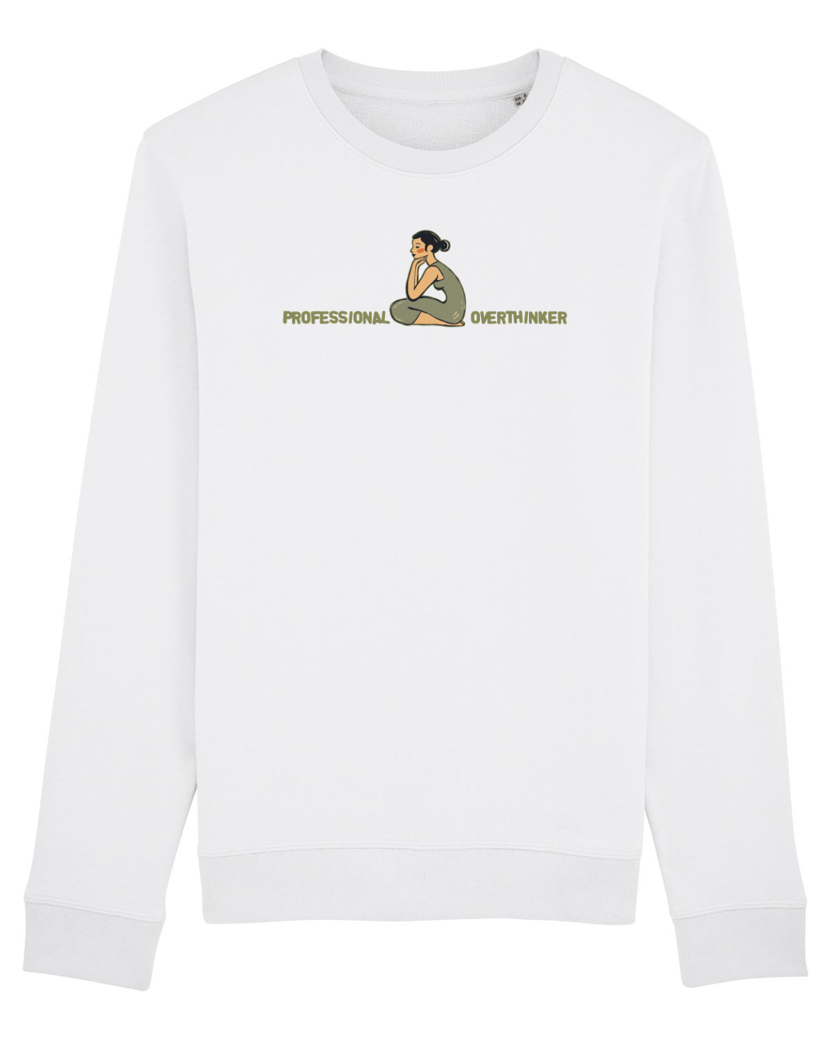 Bluză mânecă lungă Unisex Rise White