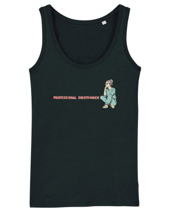 PROFESSIONAL OVERTHINKER - GANDITOAREA - LATERAL Black