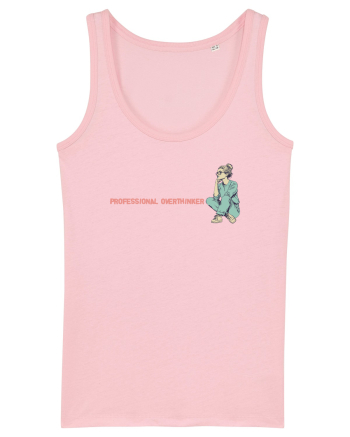 PROFESSIONAL OVERTHINKER - GANDITOAREA - LATERAL Cotton Pink