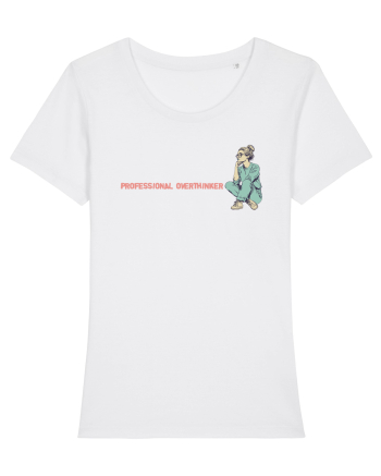 PROFESSIONAL OVERTHINKER - GANDITOAREA - LATERAL White
