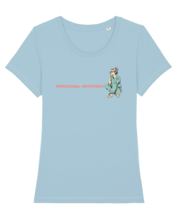 PROFESSIONAL OVERTHINKER - GANDITOAREA - LATERAL Sky Blue