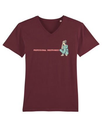 PROFESSIONAL OVERTHINKER - GANDITOAREA - LATERAL Burgundy