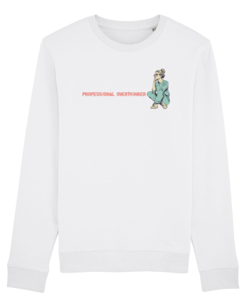 PROFESSIONAL OVERTHINKER - GANDITOAREA - LATERAL White