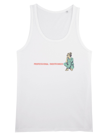 PROFESSIONAL OVERTHINKER - GANDITOAREA - LATERAL White