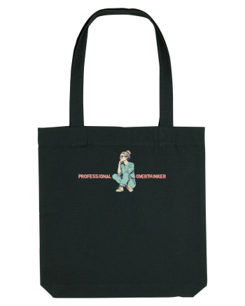 PROFESSIONAL OVERTHINKER - GANDITOAREA  Black