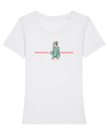PROFESSIONAL OVERTHINKER - GANDITOAREA  White