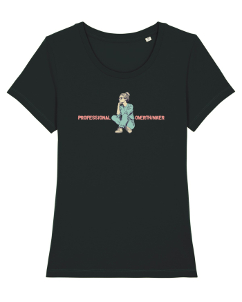 PROFESSIONAL OVERTHINKER - GANDITOAREA  Black