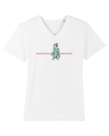 PROFESSIONAL OVERTHINKER - GANDITOAREA  White