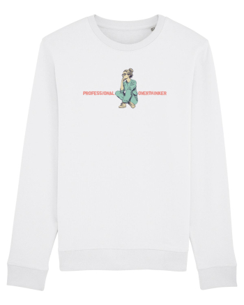 PROFESSIONAL OVERTHINKER - GANDITOAREA  White