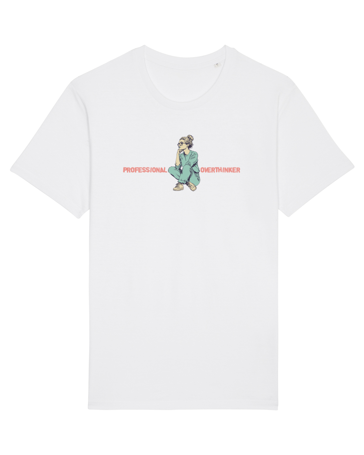 Tricou mânecă scurtă Unisex Rocker White