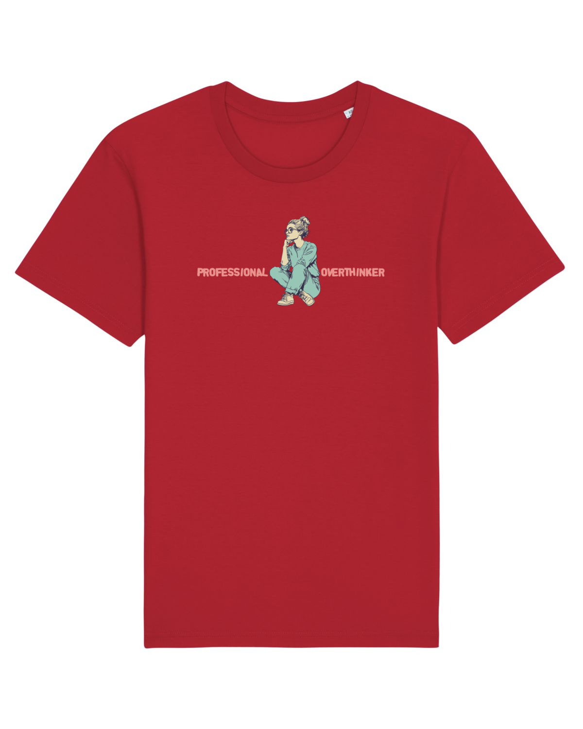 Tricou mânecă scurtă Unisex Rocker Red