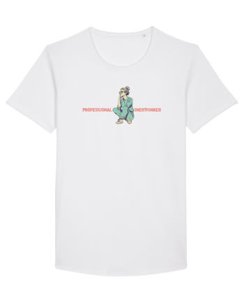 PROFESSIONAL OVERTHINKER - GANDITOAREA  White