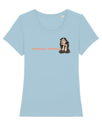 PROFESSIONAL OVERTHINKER - GANDITOAREA 2 - LATERAL Sky Blue