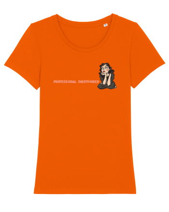 PROFESSIONAL OVERTHINKER - GANDITOAREA 2 - LATERAL Bright Orange
