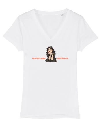 PROFESSIONAL OVERTHINKER - GANDITOAREA 2 White