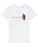 PROFESSIONAL OVERTHINKER - GANDITORUL DE LA HAMANGIA - lateral Tricou mânecă scurtă  Copii Mini Creator