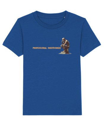 PROFESSIONAL OVERTHINKER - GANDITORUL DE LA HAMANGIA - lateral Majorelle Blue