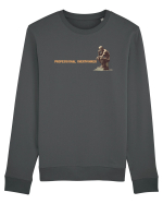 PROFESSIONAL OVERTHINKER - GANDITORUL DE LA HAMANGIA - lateral Bluză mânecă lungă Unisex Rise
