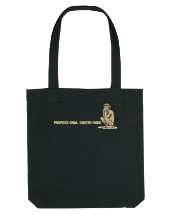PROFESSIONAL OVERTHINKER - GANDITORUL - OM PRIMITIV -lateral Black