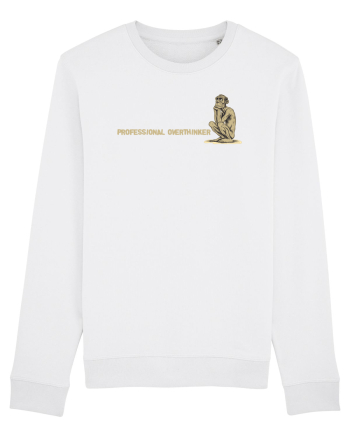 PROFESSIONAL OVERTHINKER - GANDITORUL - OM PRIMITIV -lateral White
