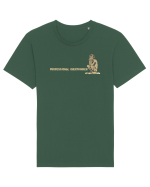 PROFESSIONAL OVERTHINKER - GANDITORUL - OM PRIMITIV -lateral Tricou mânecă scurtă Unisex Rocker