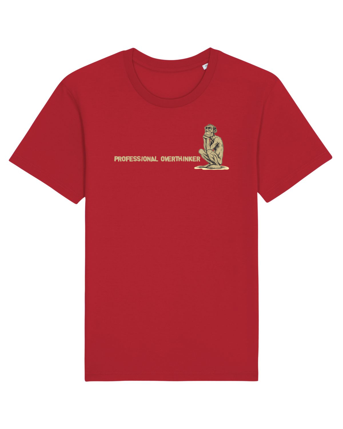 Tricou mânecă scurtă Unisex Rocker Red