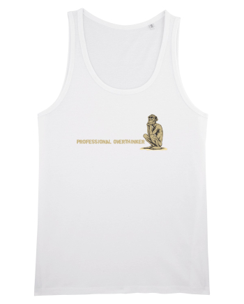 PROFESSIONAL OVERTHINKER - GANDITORUL - OM PRIMITIV -lateral White
