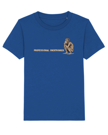 PROFESSIONAL OVERTHINKER - GANDITORUL - OM PRIMITIV  2 lateral Majorelle Blue