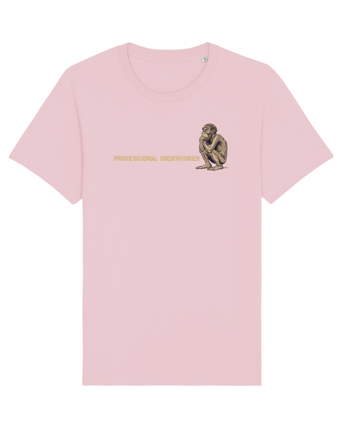 Tricou mânecă scurtă Unisex Rocker Cotton Pink