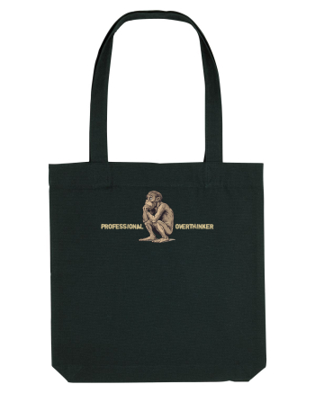 PROFESSIONAL OVERTHINKER - GANDITORUL - OM PRIMITIV  2  Black