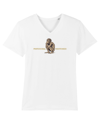 PROFESSIONAL OVERTHINKER - GANDITORUL - OM PRIMITIV  2  White