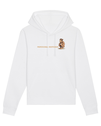 PROFESSIONAL OVERTHINKER - CIMPANZEU GANDITOR lateral White