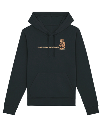 PROFESSIONAL OVERTHINKER - CIMPANZEU GANDITOR lateral Black