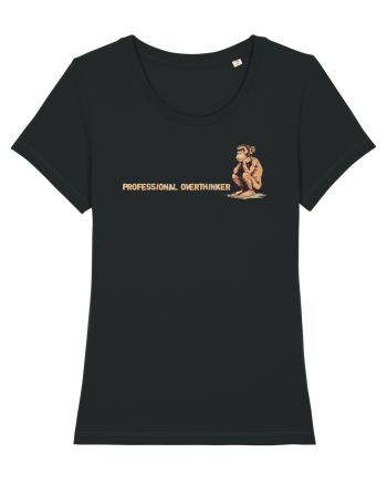 PROFESSIONAL OVERTHINKER - CIMPANZEU GANDITOR lateral Black