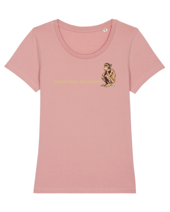 PROFESSIONAL OVERTHINKER - CIMPANZEU GANDITOR lateral Canyon Pink