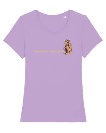 PROFESSIONAL OVERTHINKER - CIMPANZEU GANDITOR lateral Lavender Dawn