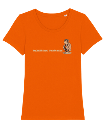 PROFESSIONAL OVERTHINKER - CIMPANZEU GANDITOR lateral Bright Orange