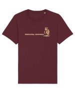PROFESSIONAL OVERTHINKER - CIMPANZEU GANDITOR lateral Tricou mânecă scurtă Unisex Rocker