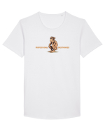 PROFESSIONAL OVERTHINKER - CIMPANZEU GANDITOR  Tricou mânecă scurtă guler larg Bărbat Skater