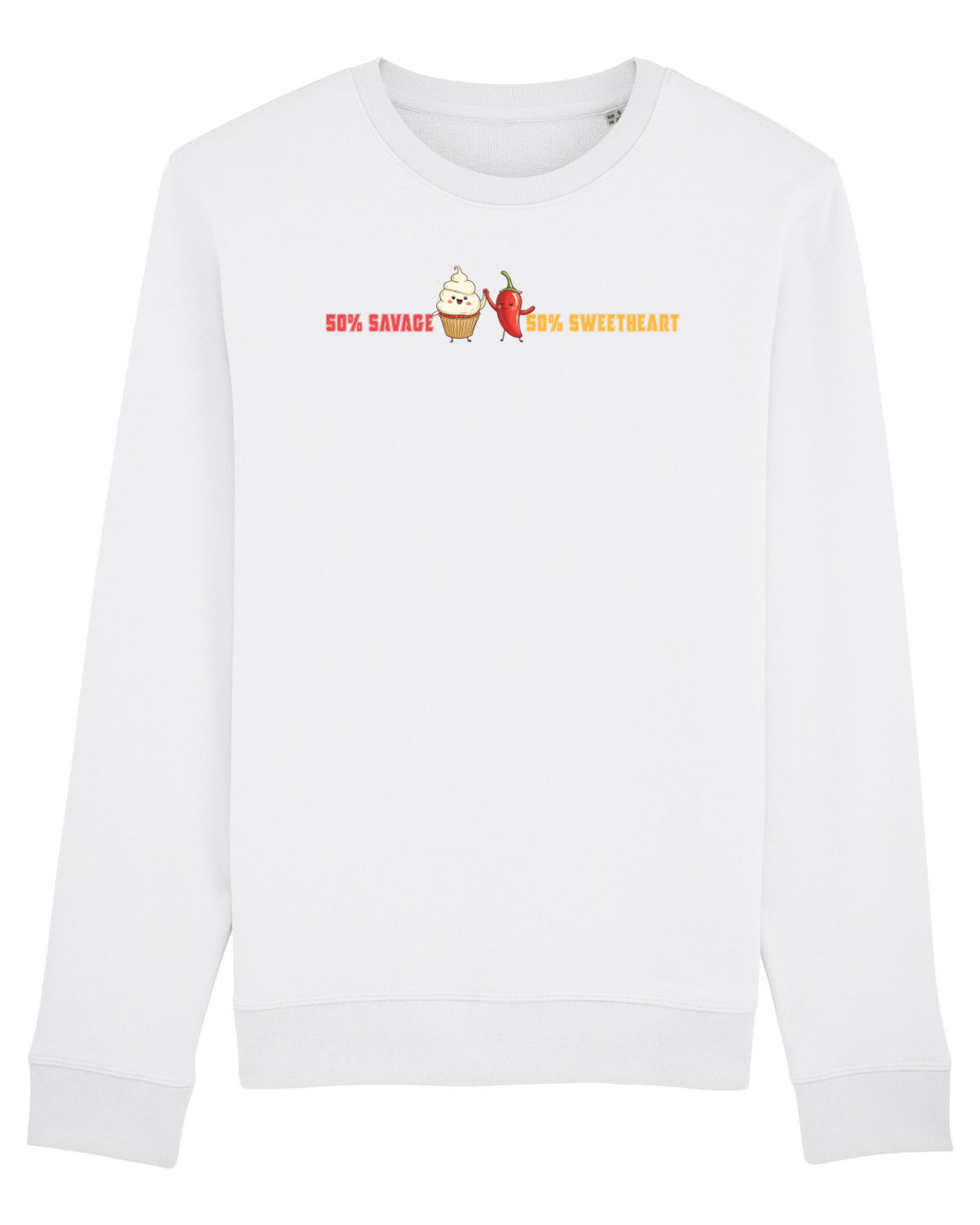 Bluză mânecă lungă Unisex Rise White
