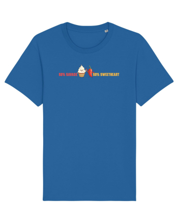 50% SAVAGE 50% SWEETHEART Royal Blue