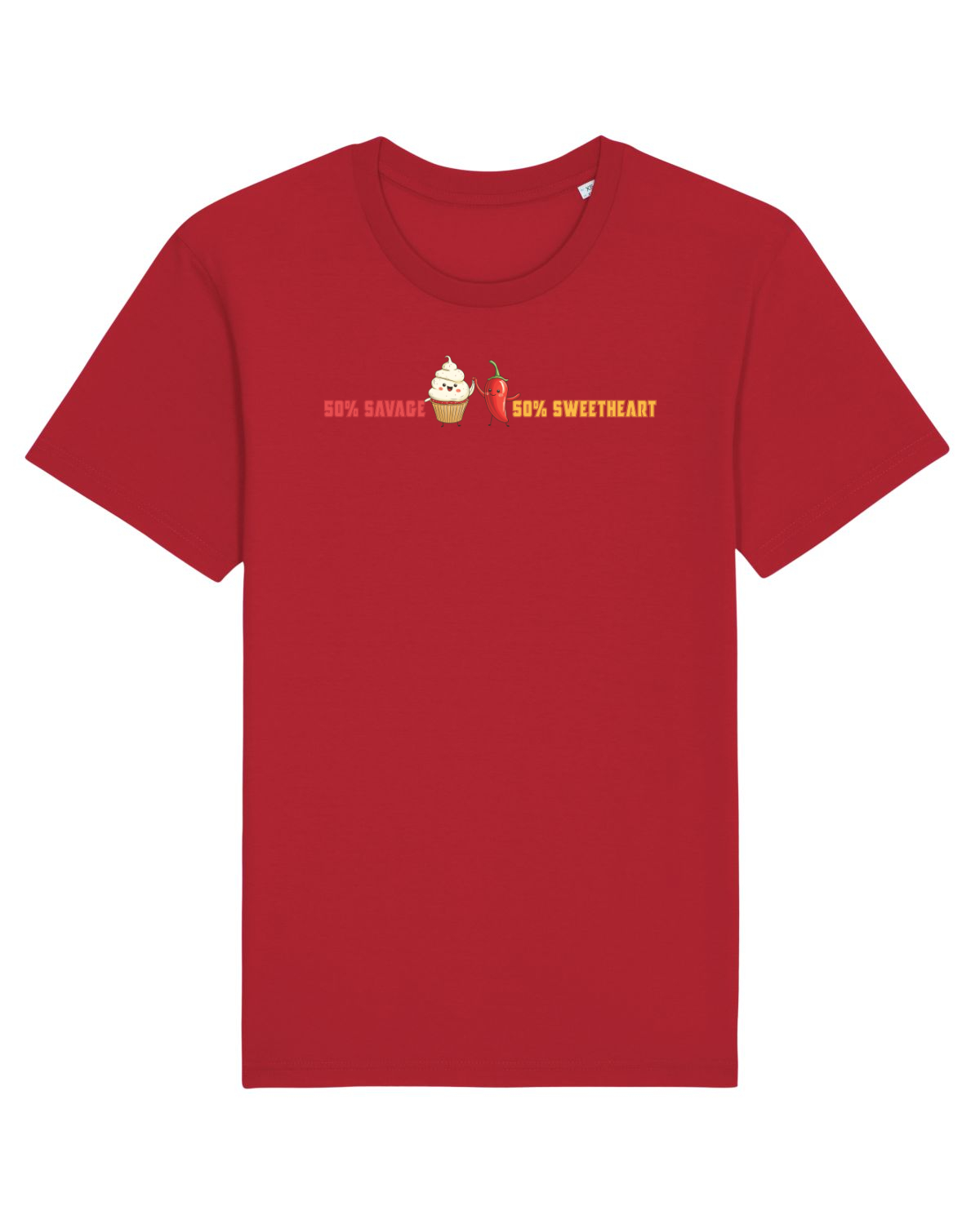Tricou mânecă scurtă Unisex Rocker Red