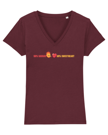 50% SAVAGE 50% SWEETHEART 2 Burgundy