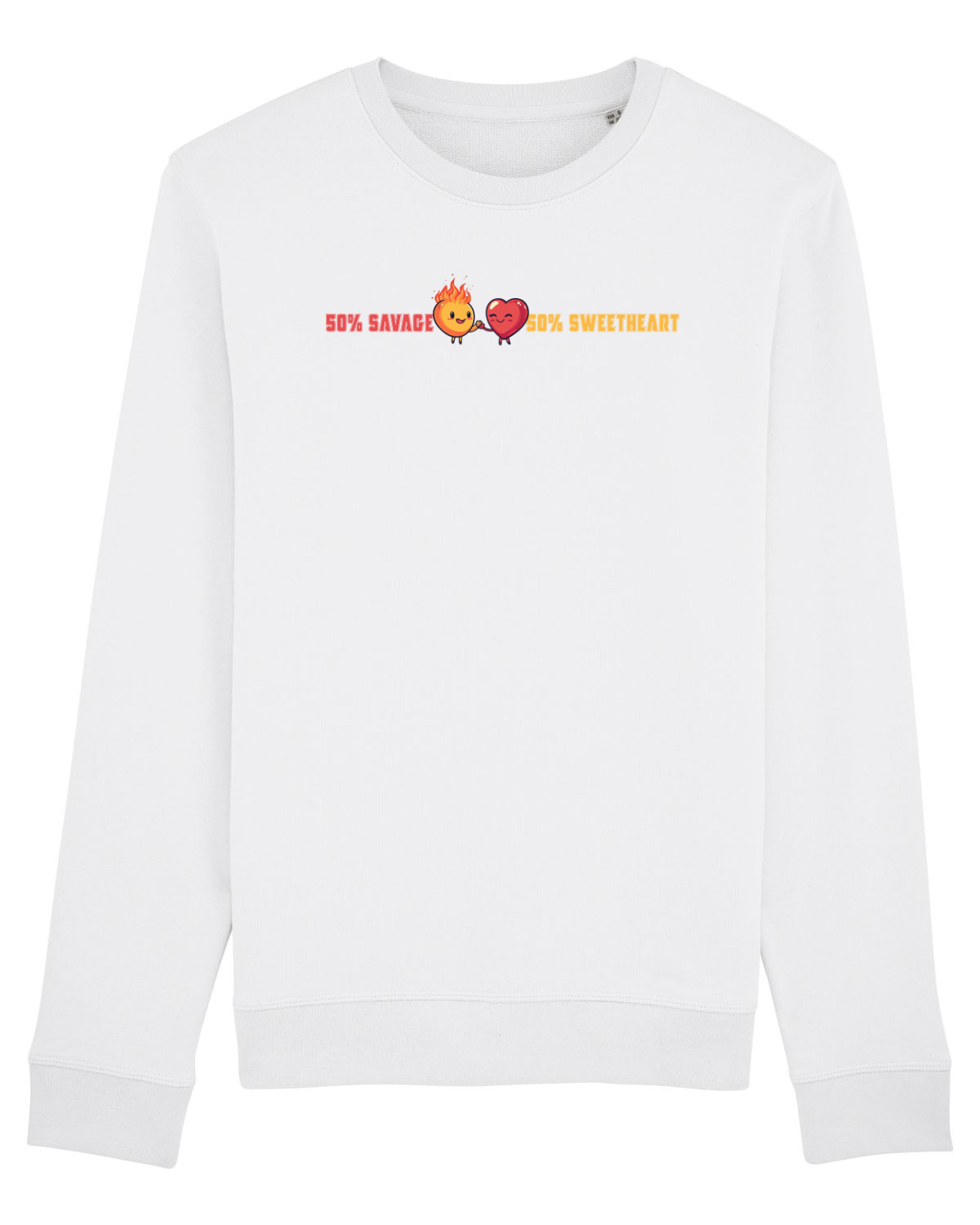 Bluză mânecă lungă Unisex Rise White