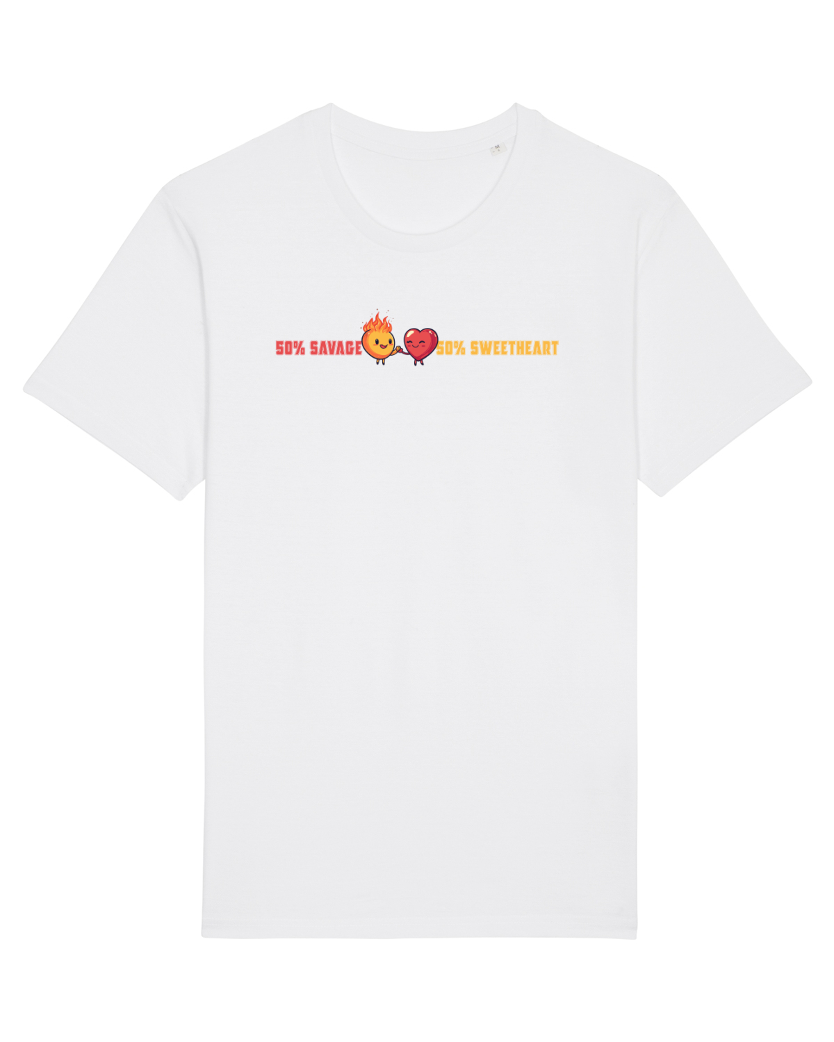 Tricou mânecă scurtă Unisex Rocker White