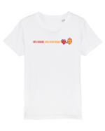 50% SAVAGE 50% SWEETHEART 2 lateral Tricou mânecă scurtă  Copii Mini Creator